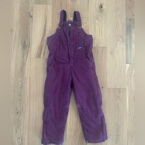 Girls Berne insulated bibs